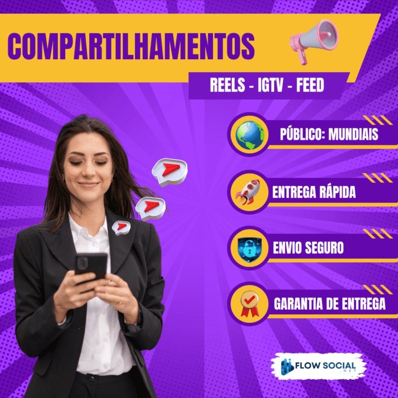 Instagram - Compartilhamentos em Posts