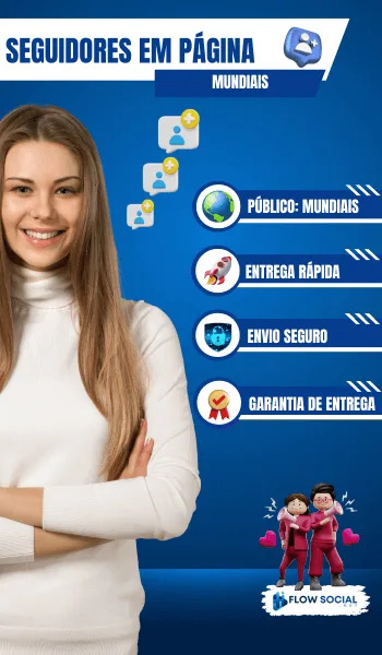 FACEBOOK SEGUIDORES MUNDIAIS EM PÁGINA