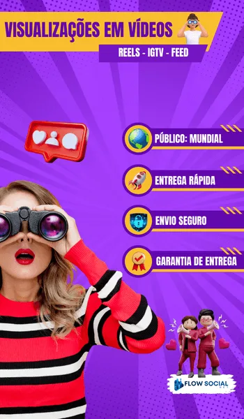 Visualizações Mundiais Instagram