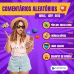 INSTAGRAM - COMENTÁRIOS BRASILEIROS ALEATÓRIOS