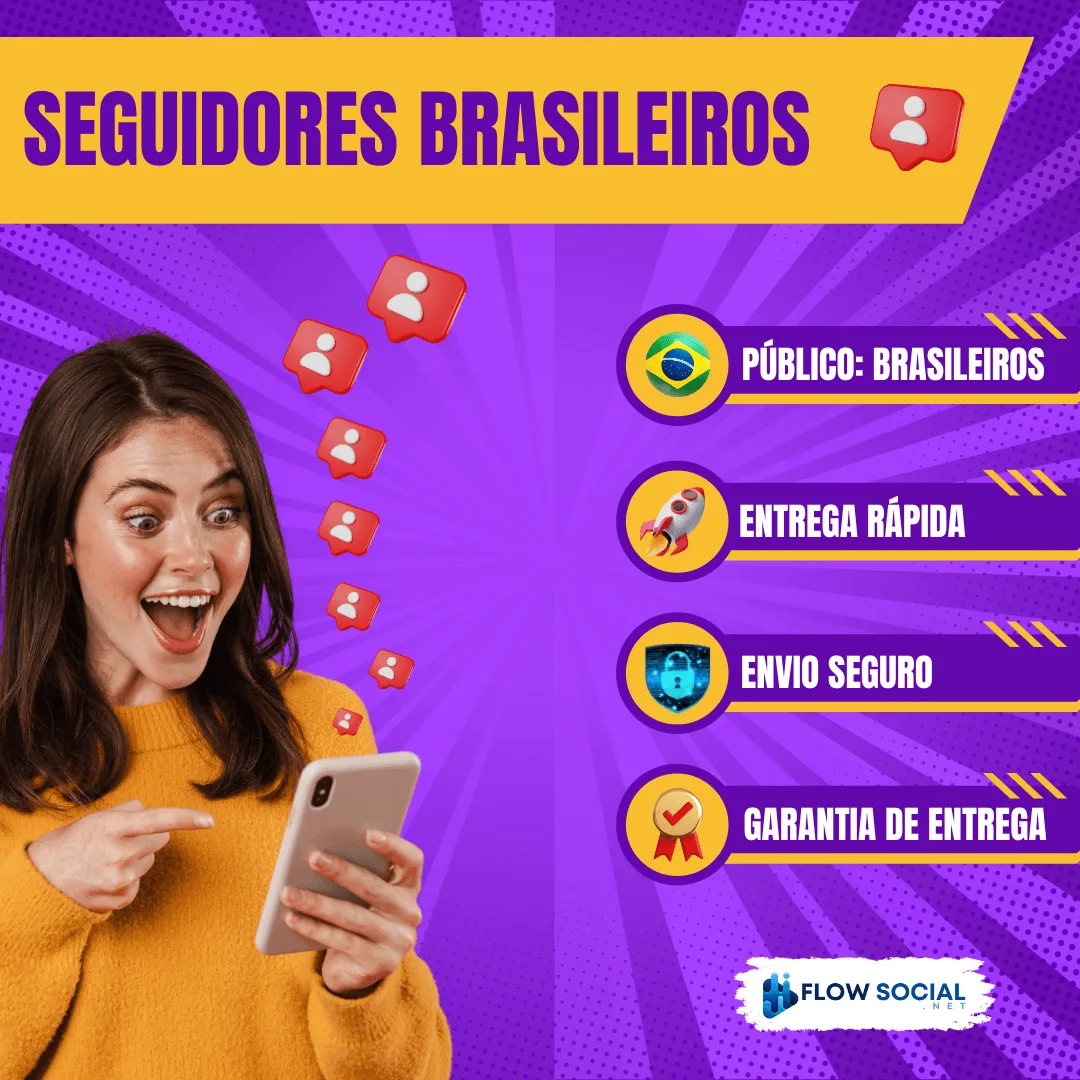 INSTAGRAM - SEGUIDORES BRASILEIROS