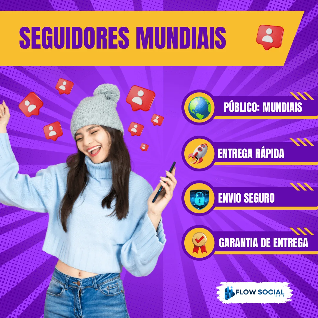 Seguidores Mundiais para Instagram