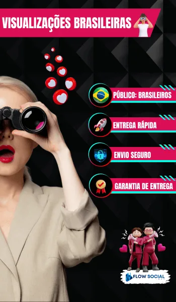Visualizações Brasileiras Tiktok