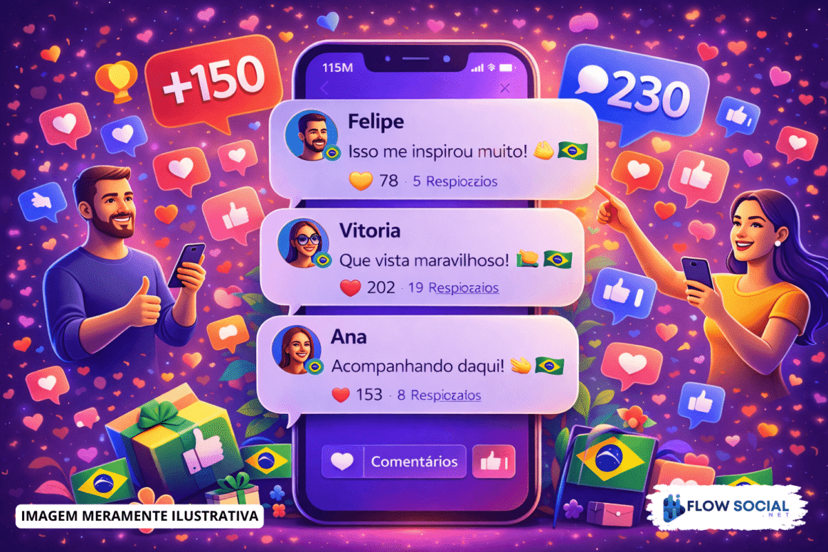 Comentários Brasileiros Aleatórios - Flow Social