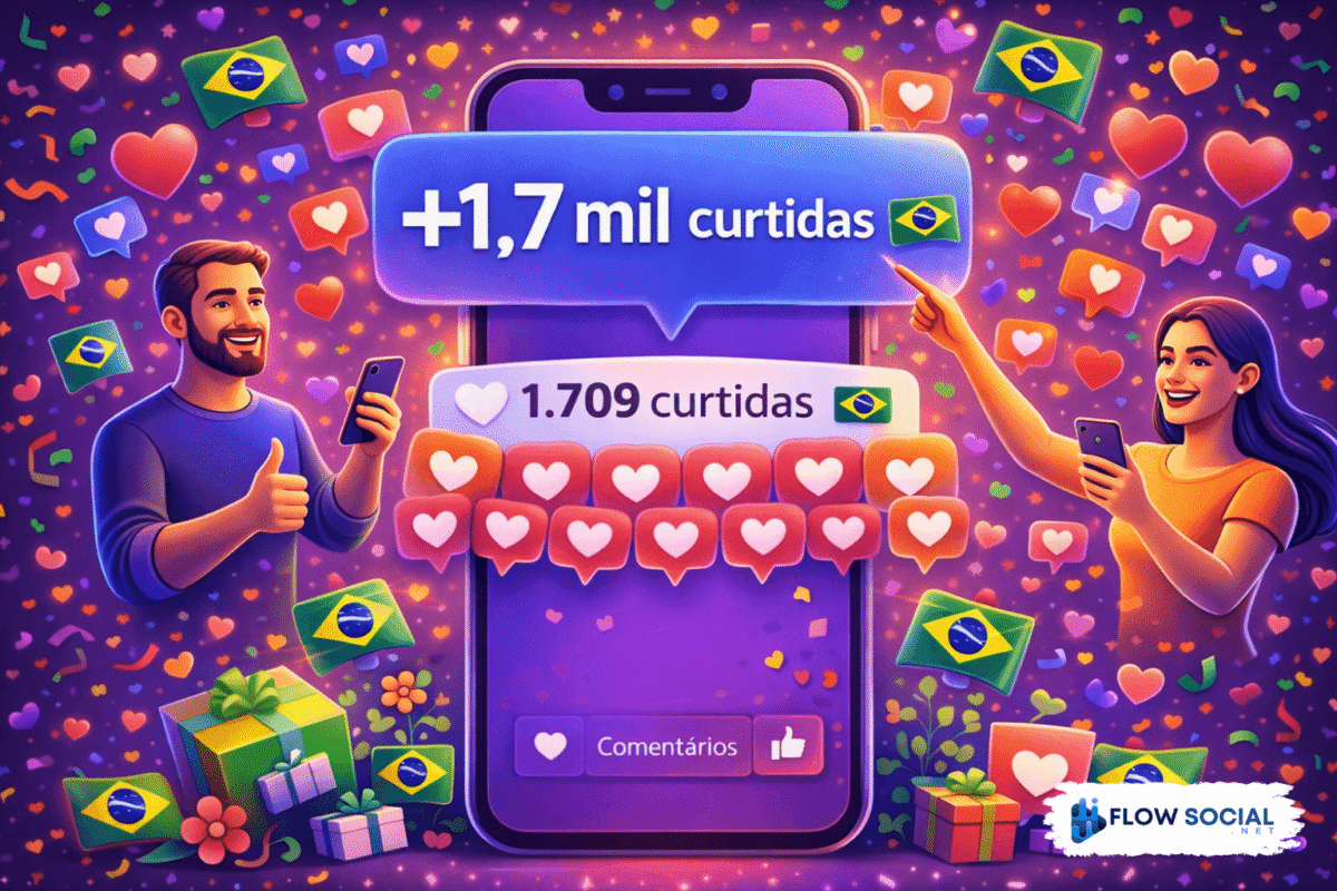 Curtidas Brasileiras - Flow Social