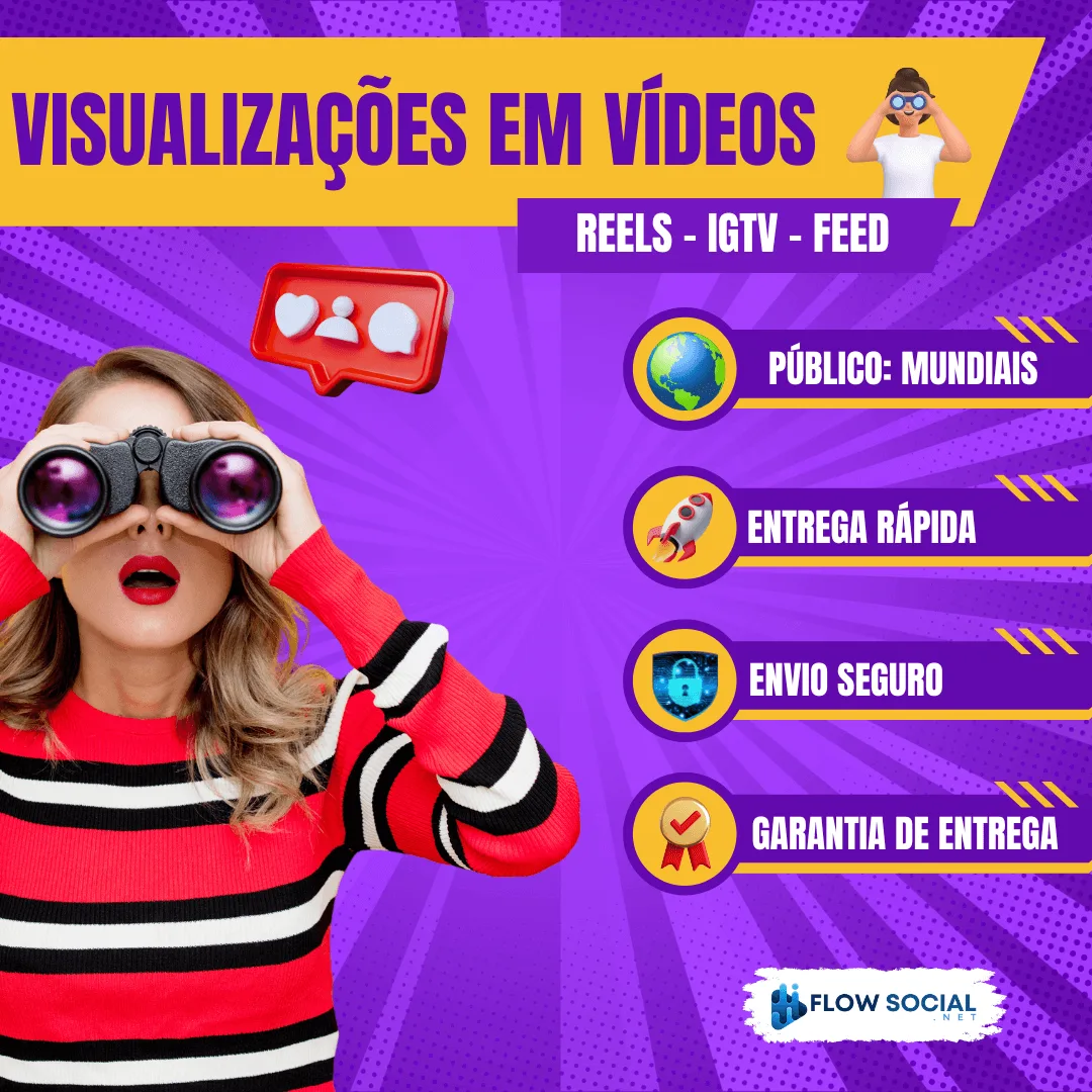 INSTAGRAM - VISUALIZAÇÕES EM VÍDEOS