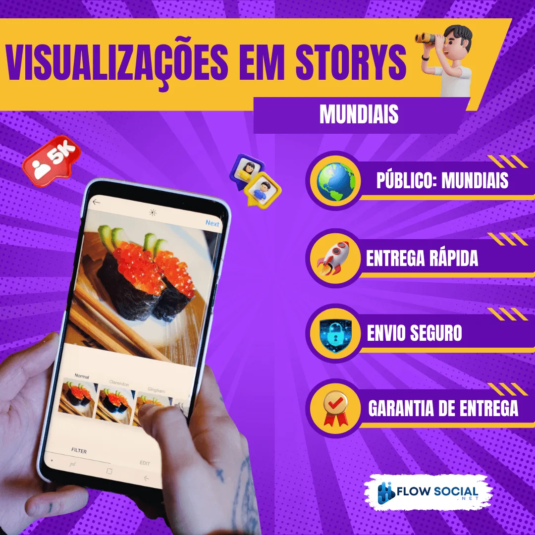 Instagram - Visualizações Mundiais em Storys