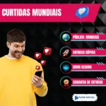 Tiktok - Curtidas Mundiais