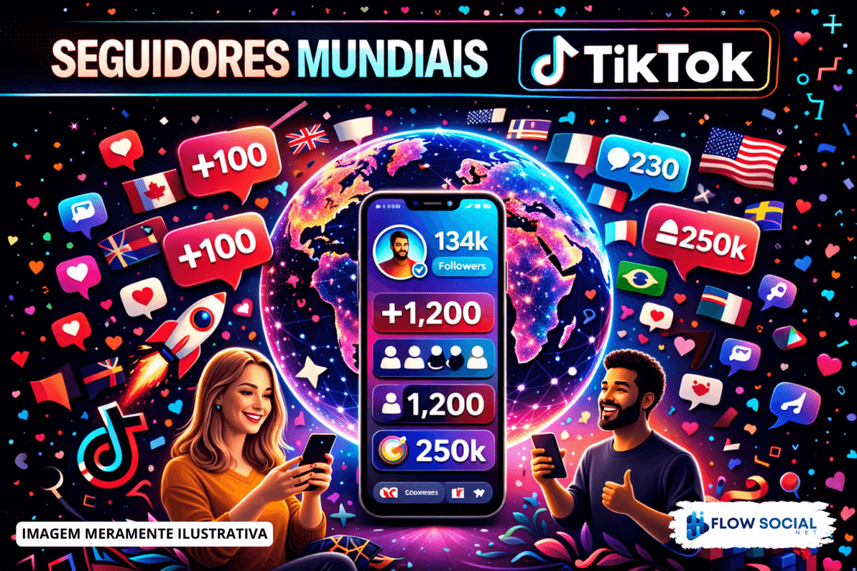 Tiktok - Seguidores Mundiais