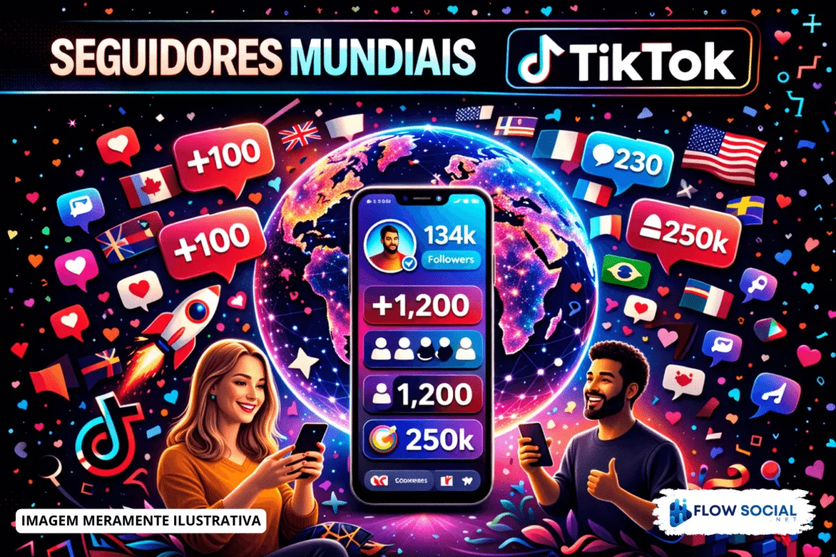 Tiktok - Seguidores Mundiais