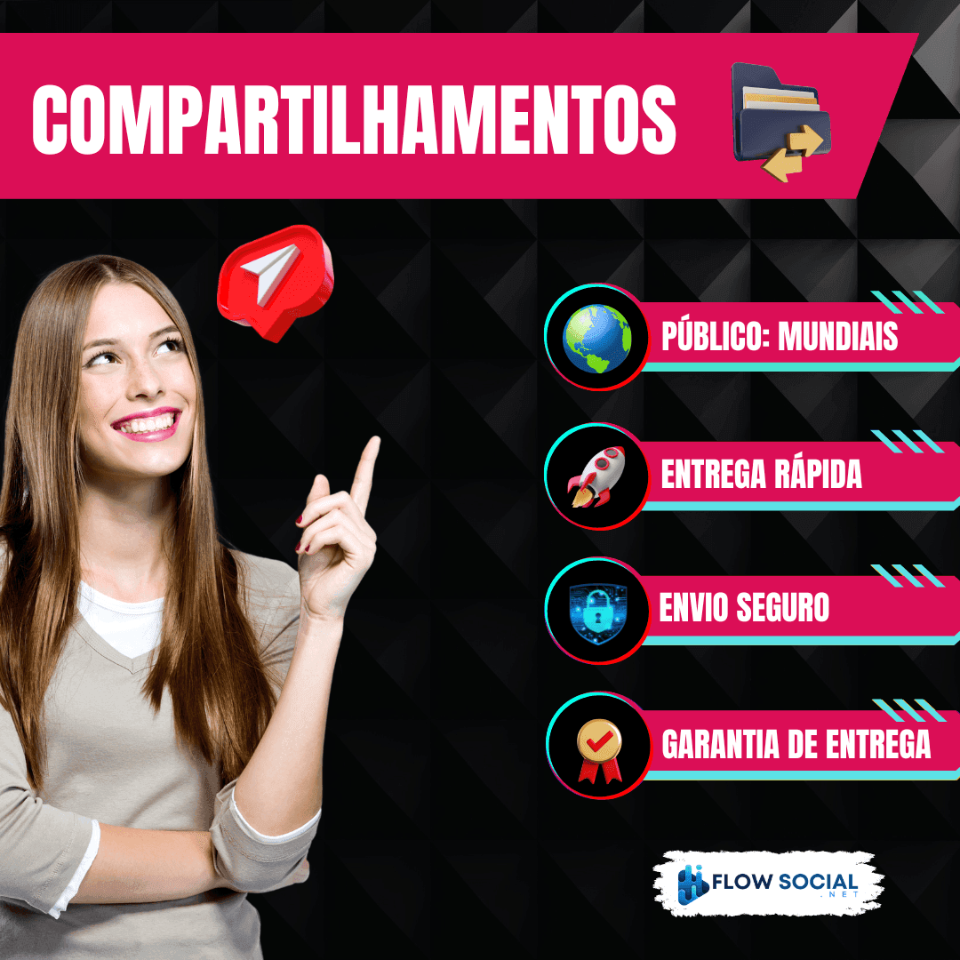 Tiktok - Compartilhamentos