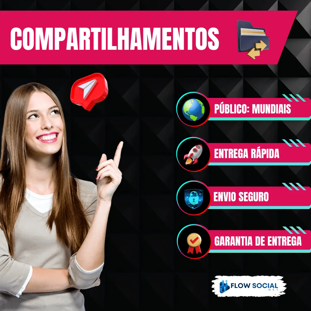 Tiktok - Compartilhamentos