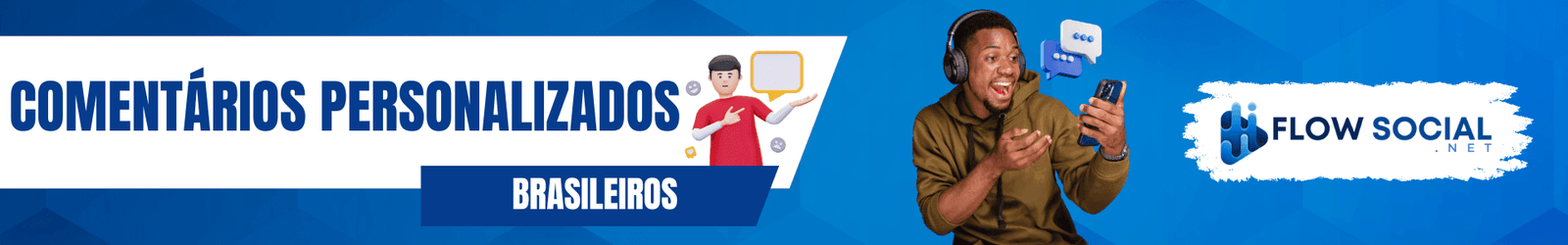 Facebook - Comentários Brasileiros Personalizados