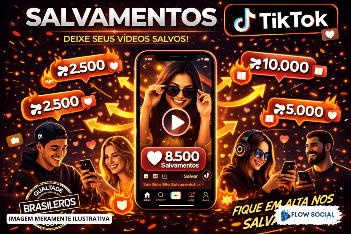 Tiktok - Salvamentos em Vídeos